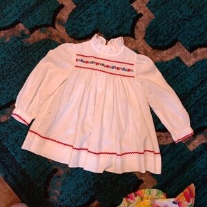 Vintage Youngland White Kids Shirt with Red Accents